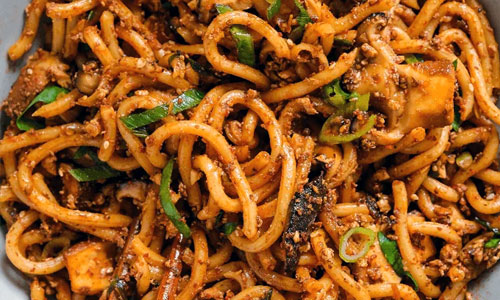 Garlic Udon Stir Fry
